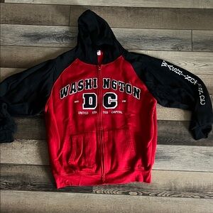 Washington DC Hoodie Zip up Sweater